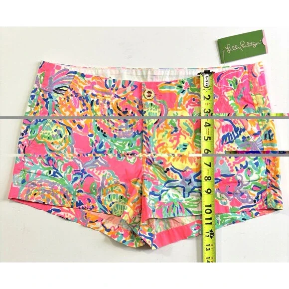 Lilly Pulitzer The Kerrie Shorts Women's Size 8 NEW Coral Reef Island Seacret - Picture 6 of 7